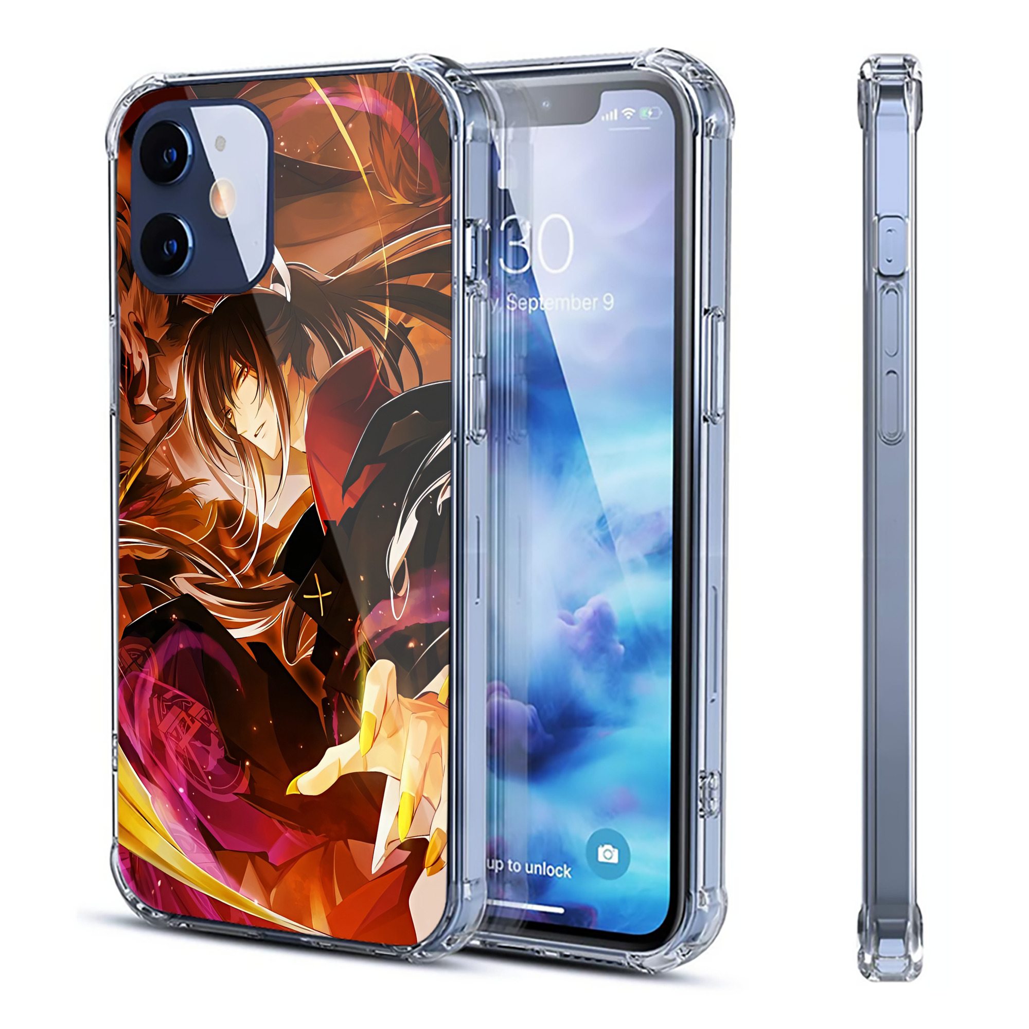 （画像用） 刀剣乱舞 Touken Ranbu 【iPhone 12シリーズ対応】透明スマホケース（クリアソフトケース）